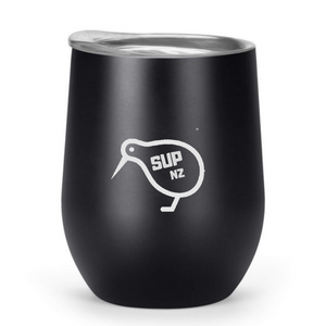 Stainless Steel reusable cup matte black