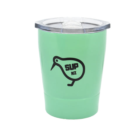 8oz stainless steel reusable cup mint