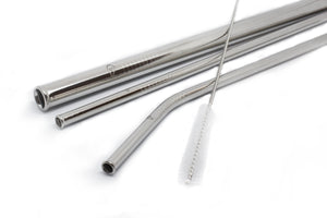 Stainless Steel Straws Travel Pack NZ
